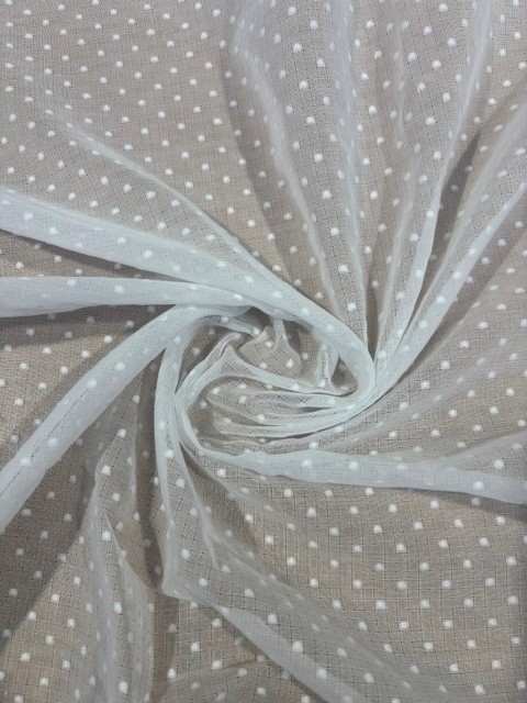 Voile Cotton WBL49 White (Optic White) – SHORT PIECES (1-9MT IN LENGTH) – SPECIAL OFFER