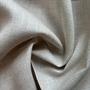 Coated Viscose/Linen Natural (Coated for Digital Printing) 143cm - Limited Stock