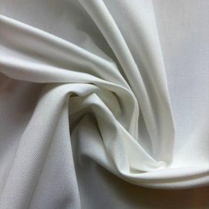 Coated Cotton Twill Optic White (Coated for Digital Printing) 150cm - Limited Stock